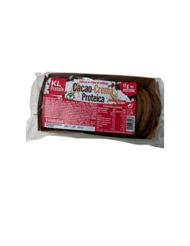 GALLETA PROTEICA KL PROTEIN CACAO-CREMA 140 gm