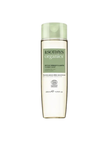 SOTHYS ACEITE DESMAQUILLANTE OJOS Y LABIOS ORGANICS 200 ml