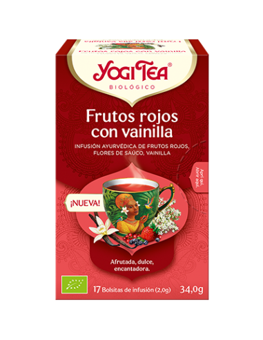 YOGI TEA FRUTOS ROJOS CON VAINILLA 17B
