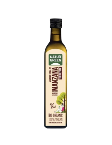 VINAGRE DE MANZANA NATURGREEN S/FILTRAR BIO 500 ml